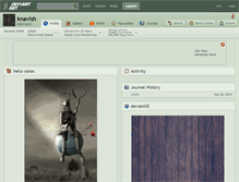 Tablet Screenshot of knavish.deviantart.com