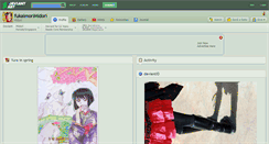 Desktop Screenshot of fukaimorimidori.deviantart.com