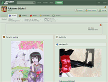 Tablet Screenshot of fukaimorimidori.deviantart.com