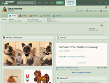 Tablet Screenshot of doux-merise.deviantart.com