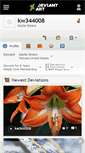 Mobile Screenshot of kw344008.deviantart.com