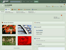 Tablet Screenshot of kw344008.deviantart.com