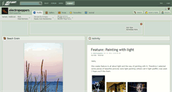 Desktop Screenshot of electropeppers.deviantart.com