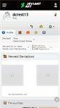 Mobile Screenshot of dcrest13.deviantart.com
