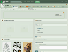 Tablet Screenshot of dcrest13.deviantart.com