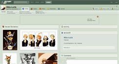 Desktop Screenshot of mizu-lucia.deviantart.com