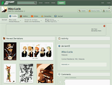 Tablet Screenshot of mizu-lucia.deviantart.com