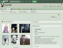 Tablet Screenshot of kazamarei.deviantart.com