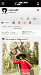 Mobile Screenshot of corvus5.deviantart.com