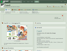 Tablet Screenshot of f-one-r.deviantart.com