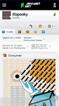 Mobile Screenshot of lilspooky.deviantart.com