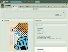 Tablet Screenshot of lilspooky.deviantart.com