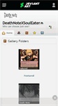 Mobile Screenshot of deathnotexsouleater.deviantart.com