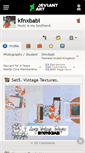 Mobile Screenshot of kfnxbabi.deviantart.com