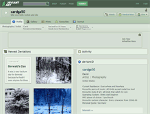 Tablet Screenshot of cardga50.deviantart.com