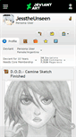 Mobile Screenshot of jesstheunseen.deviantart.com