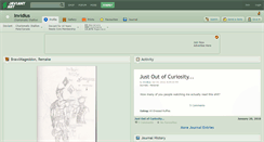 Desktop Screenshot of invidius.deviantart.com