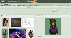 Desktop Screenshot of hillonia.deviantart.com