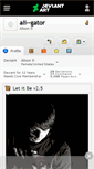 Mobile Screenshot of ali--gator.deviantart.com