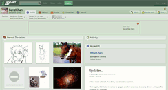 Desktop Screenshot of benzichan.deviantart.com