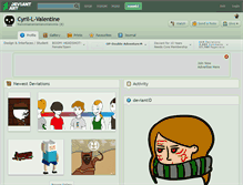 Tablet Screenshot of cyril-l-valentine.deviantart.com