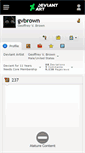 Mobile Screenshot of gvbrown.deviantart.com