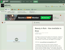 Tablet Screenshot of gvbrown.deviantart.com