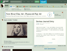 Tablet Screenshot of ana2.deviantart.com