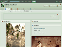 Tablet Screenshot of myenchantedforest.deviantart.com