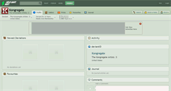 Desktop Screenshot of kongregate.deviantart.com