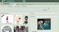 Desktop Screenshot of littlemissmad.deviantart.com