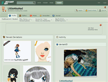 Tablet Screenshot of littlemissmad.deviantart.com