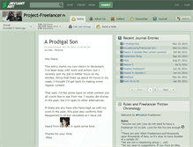 Tablet Screenshot of project-freelancer.deviantart.com