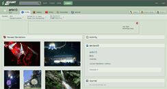 Desktop Screenshot of erin13.deviantart.com