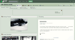 Desktop Screenshot of demon-runner.deviantart.com