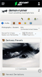 Mobile Screenshot of demon-runner.deviantart.com