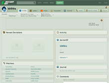 Tablet Screenshot of ishihira.deviantart.com