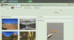 Desktop Screenshot of malart.deviantart.com
