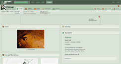 Desktop Screenshot of februar.deviantart.com