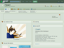 Tablet Screenshot of i-tyrael-i.deviantart.com