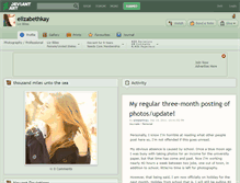 Tablet Screenshot of elizabethkay.deviantart.com