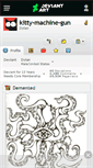 Mobile Screenshot of kitty-machine-gun.deviantart.com