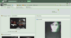 Desktop Screenshot of d0my.deviantart.com