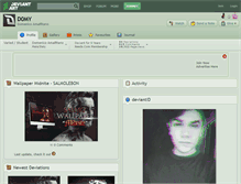 Tablet Screenshot of d0my.deviantart.com