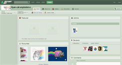 Desktop Screenshot of nyan-cat-explosion.deviantart.com