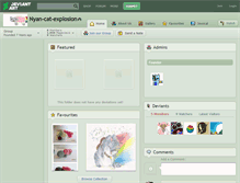 Tablet Screenshot of nyan-cat-explosion.deviantart.com