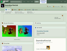 Tablet Screenshot of doomdrao-fanclub.deviantart.com