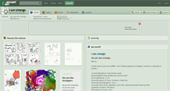 Desktop Screenshot of i-am-strange.deviantart.com