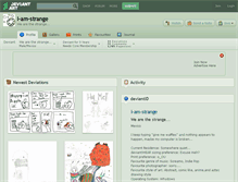 Tablet Screenshot of i-am-strange.deviantart.com