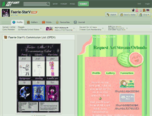 Tablet Screenshot of faerie-starv.deviantart.com